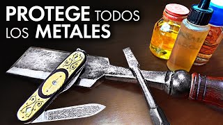 3 Formas de PROTEGER METALES del Óxido ✅ Cómo evitar oxidación en herramientas joyas y cuchillos [upl. by Ennayhc]