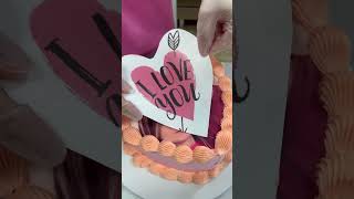 How I made the trendy burnaway cake cake yummy trendyfood [upl. by Akenet]