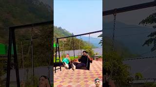 The jungle Mist Resort Rishikesh part3 Jhule se gir gyi priyal dushyanthukreja funnyvideo [upl. by Anotyal]