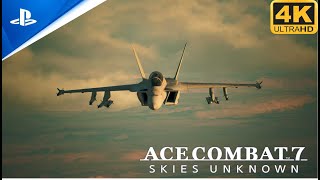 ACE COMBAT 7 PLAYTHROUGH l MISSION 06  LONG DAY EXPERT CONTROLS  4K HDR [upl. by Bish]