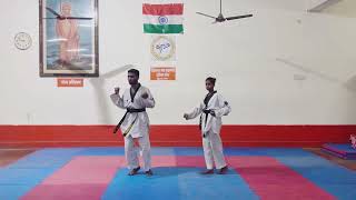 Taekwondo Poomsae 4 Tae Geuk Sa Jang [upl. by Ainaj780]