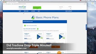 Did Tracfone Drop Triple Minutes [upl. by Opaline]