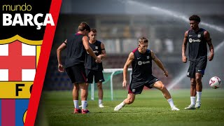 BARÇA Entrenamiento del FC Barcelona antes del partido contra el Real Valladolid  LaLiga Jornada 4 [upl. by Karee175]