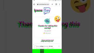 How to earn from surveys in Ipsos isay freepaid ipsos isay earnmoneyonline survey rewards [upl. by Karylin]