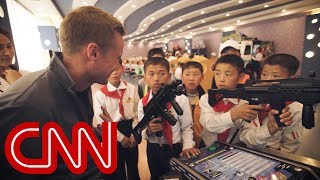 CNN reporter to N Korean child Do you want to shoot me [upl. by Yordan483]