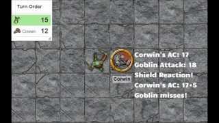 Actions in Combat Reaction  DampD 5E Tutorial [upl. by Assirim]