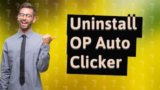 How to delete op auto clicker [upl. by Leckie506]