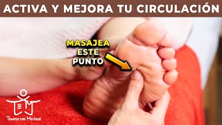 👣REFLEXOLOGÍA PODAL  3 PUNTOS CLAVE para MEJORAR la CIRCULACIÓN 🫀 [upl. by Orpha]