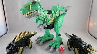 Limited Edition Dino Charge Megazord Review amp Comparison Power Rangers Dino Super Charge [upl. by Elahcar]