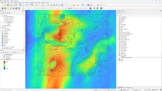 Create Contours from Point Clouds in QGIS [upl. by Conners]