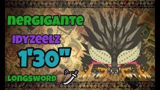 Nergigante Longsword 130  IDyzeeLz  MHW [upl. by Adianez]