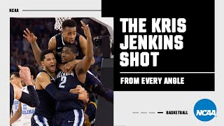 The Kris Jenkins buzzer beater from every angle [upl. by Adiraf]