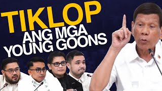 quotAKALA ko ba MATATAPANG tong mga toquot  Y0UNG G00NS NAWALAN ng YAGBOLS ng MAKAHARAP si PDU30 [upl. by Kolk]