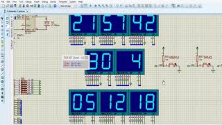 50  LỊCH VẠN NIÊN DS1307  LM35 PIC16F877A DS1307 LM35 [upl. by Zephaniah236]