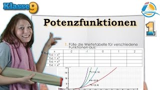 Potenzfunktionen  Klasse 9 ★ Übung 1 [upl. by Reilly981]