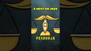 PESHORJA  Horoskopi ditor 9 nentor 2024 [upl. by Cacilie786]