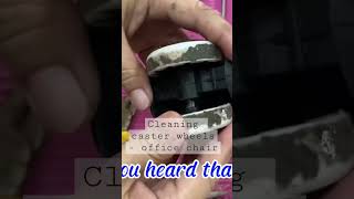 How to clean and dismantle your office chair caster wheels [upl. by Norty394]