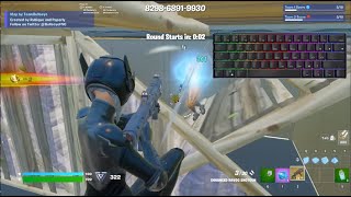 Fortnite 1v1 Piece Control Gameplay WITH quotRK61 MECHNANICAL KEYBOARDquot [upl. by Behnken486]