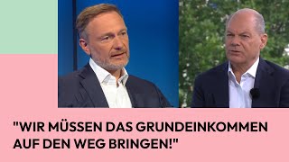 Scholz und Lindner fordern das Bedingungslose Grundeinkommen  oder [upl. by Inuat750]