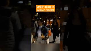 Street dance in Avcilar market quot Avcilar pazarında sokak dansı quot [upl. by Naveb]