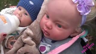 Reborn Babies Laura and Landon Go To The Park Kelli Maple Fans Love [upl. by Verene]