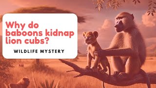 Why do Baboons STEAL LION CUBS [upl. by Judsen]