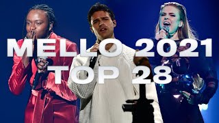 MELODIFESTIVALEN 2021  TOP 28 [upl. by Aicarg250]