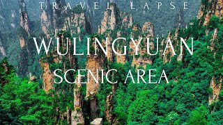 The Magical Wulingyuan Scenic Area zhangjiajie China by Drone [upl. by Imorej]