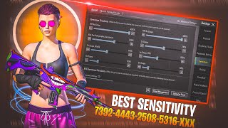 BEST SENSITIVITY 2024 BGMI 33 ZERO RECOIL SENSITIVITY CODE SETTING ALL GUN NO RECOIL [upl. by Refynnej]