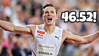 Karsten Warholm Makes History AGAIN  2023 Oslo Diamond League  Track And Field 2023 [upl. by Jarl]