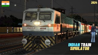 Indian Railways Train Simulator Pc Gameplay  Parallel Run  Overtake  WDP 4D in Action [upl. by Benedicto]