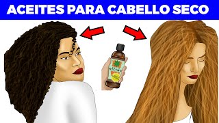 6 MEJORES ACEITES PARA CABELLO SECO y Maltratado 💜 TRATAMIENTO CASERO PARA UN PELO LARGO Y SANO [upl. by Aynam761]