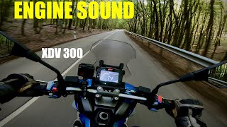 KEEWAY Vieste 300 XDV sound RAW Onboard 4K [upl. by Marr]