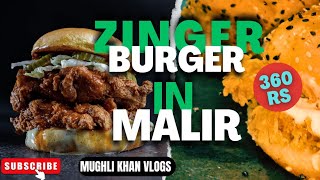 Zinger Burger 🍔  Cheapest Zinger Burger In Karachi  KFC Style Zinger Burger Recipe Burger [upl. by Cristie736]