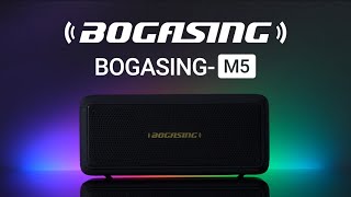 🔥BOGASING M5🔥Bluetooth Lautsprecher 40W Surround Stereo amp Kraftvoller Bass 30 Stunden IPX7 [upl. by Enitnemelc]