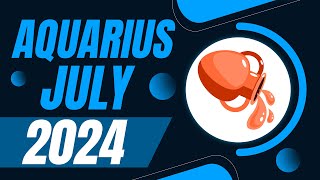 Aquarius July 2024 Horoscope  Monthly Horoscope [upl. by Azerila]