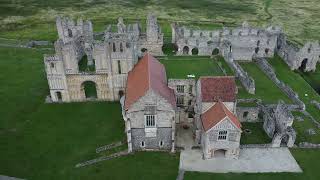 CASTLE ACRE PRIORY AND CASTLE IN NORFOLK ENGLAND USING A DJI MINI SE [upl. by Sesylu269]