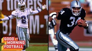 Deion Sanders or Bo Jackson Whos the Better Athlete  Good Morning Football  NFL Newtork [upl. by Enuj798]