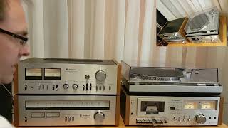 Technics vintage set SU 7700 ST 7300 RS 616 SL 3200 review bemutatás [upl. by Ekusuy]