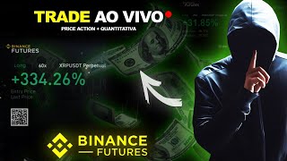 Como Operar na BINANCE na PRÁTICA  TRADE AO VIVO em CONTA REAL [upl. by Tterrej]