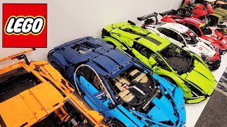 Massive LEGO TECHNIC Car Collection Overview [upl. by Hafeetal]