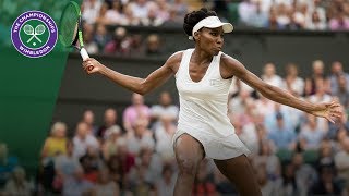 Venus Williams v Jelena Ostapenko highlights  Wimbledon 2017 quarterfinal [upl. by Eibreh]