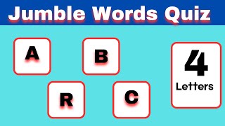 Jumble Words  Word Puzzle  Guessing Game  Word Games  Rearrange The Words [upl. by Irahs]