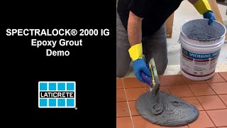 SPECTRALOCK 2000 IG Epoxy Grout Demo and Installation Instructions [upl. by Cirederf168]