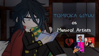 Hashira react to Tomioka Giyu as Multiple musical artists Mainly Cavetown  Angst  my Au [upl. by Vedette]