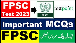 Most Repeated MCQs for FPSC Tests 2023 [upl. by Arabeila]