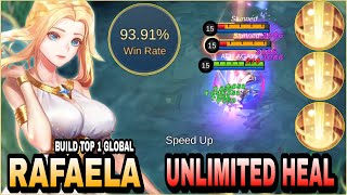 Rafaela Best Build 2023  Best Support  Build Top 1 Global Rafaela  MLBB [upl. by Gustavus]