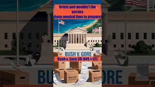 SCOTUS oral argument Bush v Gore 127 Election2000 history vote florida president [upl. by Azne]