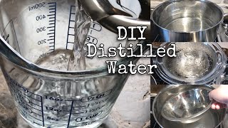 How to make Distilled Water at home [upl. by Radnaxela]