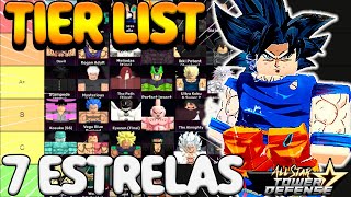 TIER LIST DOS MELHORES PERSONAGENS ALL STAR TOWER DEFENSE [upl. by Emmie962]